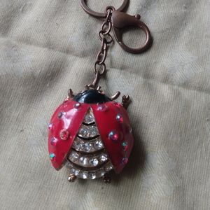 Vintage ladybug keychain